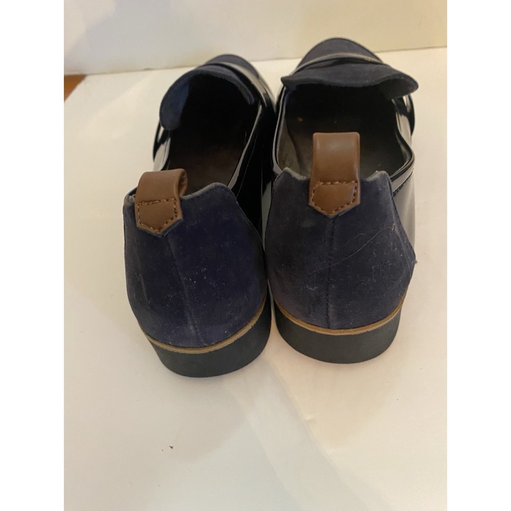 Sophia Taylor Shoes Size 8.5 Navy Blue Waffle Loafer - Picture 7 of 8